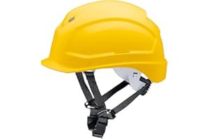 Uvex pheos S-KR 9772134 Schutzhelm für die Baustelle - Bauhelm für Erwachsene - Gelb