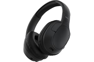 Belkin SoundForm Surround Bluetooth Over-Ear Headphones, Environmental Noise Cancelling Headphones, Wireless with 60H Playtime and Soft Ear Cups for iPhone, Galaxy, iPad, Travel, Home or Office, Black