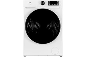 SIA SWM121400W Freestanding 12kg Washing Machine, 1400 RPM, 14 Programs, A Energy Rating, BLDC Inverter Motor, LED Display, 3-24hr Timer Delay, 2 Year Manufacturers Guarantee, White