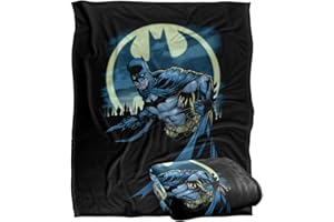LOGOVISION BATMAN Character Silky Touch Kuscheldecke, superweich, 152 x 127 cm