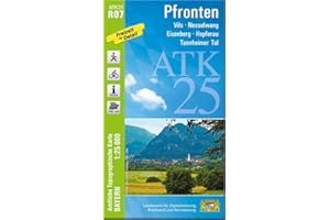 ATK25-R07 Pfronten (Amtliche Topographische Karte 1:25000): Vils, Nesselwang, Eisenberg, Hopferau, Tannheimer Tal (ATK25 Amtliche Topographische Karte 1:25000 Bayern)