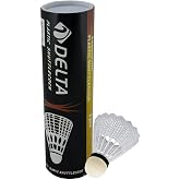 Delta Ds 6 Badminton Topu, Unisex, Beyaz, Tek Beden