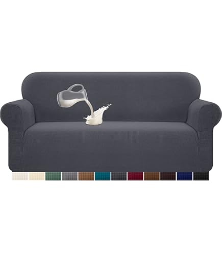 BellaHills Sofabezug 2-Sitzer - Wasserdicht Jacquard Für Haustiere & Kinder