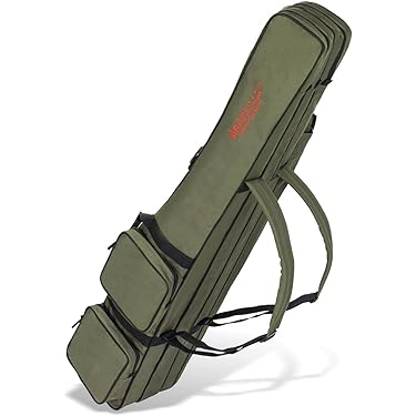 Wansiman Angelrutentasche Wasserdicht - Großes Fassungsvermögen Für Ruten & Zubehör