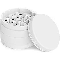 Grinder 4 Pezzi Blackleaf - Tritatutto In Alluminio Con Camera Polline, Denti Diamantati (Verde Chiaro)