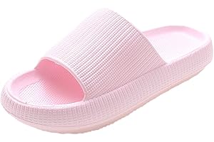 Susenstone Chaussons Sandales Pantoufles été femme Avec Support de Orthopédique Tongs de Plage et Claquettes de Piscine CloudFeet Ultra-Soft Slippers Pillow Slides Plage À Semelles Épaisses