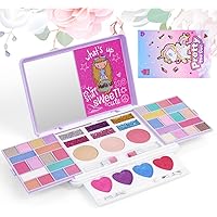 Jouet Fille Martinelia Trio Gloss Et Vernis à L'Eau à Ongles Pour Enfants Little Licorne - Brillants à Lèvres - Ensemble Maquillage Pour Filles Lavable, Sans Produits Nocifs, 1 Unité (Lot De