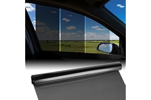 MEYUXG Tönungsfolie Auto, 300cm x 50cm Scheibentönungsfolie Auto, 35% VLT Blockiert UV-/IR-Strahlen Sonnenschutzfolie, Hitze und Blendung - Kratzfeste Autofensterfoli für Haus-Pkw und LKW