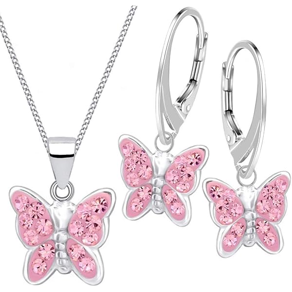 Breloque Papillon Cristal Améthyste - Argent 925 - Pour Bracelet Ou Collier - Cadeau Fille