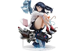 Ciyoulio Figurine manga assise Takarada Rikka dans l'uniforme scolaire - Figurine de bureau - Figurine de bureau mignonne fille - Ornement anime pour chambre/voiture