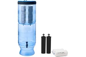 Berkey Complete Light Water System,2x black purifiers ~2x PF-2 Fluoride filter~
