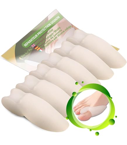 2 Protections Pour Oignons De Pied - Gel Protecteur, Léger, Discret - Hommes Et Femmes - Taille Unique