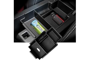 ZCLINKO LUWU Compatible con SsangYong Tivoli 2015-2022 Caja de Almacenamiento de Reposabrazos, Consola Central Organizador Guantera,Apoyabrazos Bandeja de Coche Interior Accesorios(Negro)