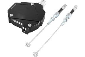 Motoforti Motorcycle Stunt Clutch Economizer Easy Pull Cable Line System Black