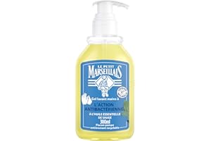 Le Petit Marseillais | Recharge Gel Lavant Action Anti-Bactérienne (flacon-pompe de 300 ml) – Savon liquide à l'huile essentielle de sauge – 92 % d'ingrédients d'origine naturelle