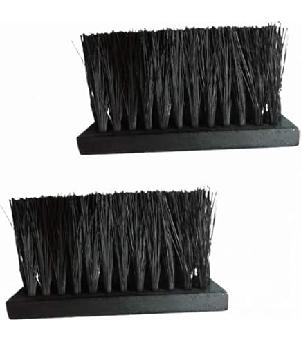 4 spazzole per camino, spazzole per camino, con guanti, scopa di ricambio per posate da camino, spazzola di ricambio allungata, per la pulizia del camino e la pulizia del camino (nero