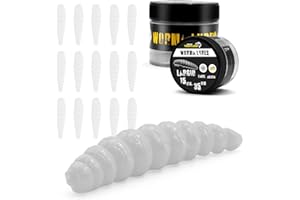 Troutlook Worma Lures - Largio Forellengummi, 15 Stück, Ideal für Forellen