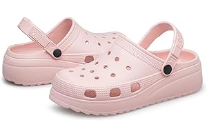 ADQ Clogs Damen Unisex Gartenschuhe Plattform für Garden Sommer Casual Slip On Sandalen