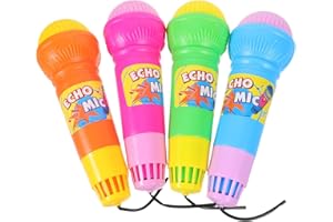 BESPORTBLE 4pcs Echo Microphone Karaoke Microphones for Boys and Fun Props for Singing and Play for Games and Communication