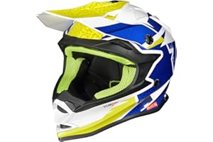 RUEGER-HELMETS RK-652 Kinder Crosshelm Endurohelm Motorradhelm Roller Quad Helm Kinderhelm