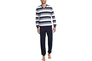 UNCOVER By Schiesser Men’s 2-Piece Pyjama Set – Short Sleeve V-Neck & Shorts