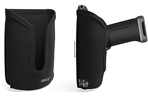 Agoz Barcode Scanner Holster for Zebra TC75x, TC75, TC70x, TC70, TC72, TC77, M60, MC67 to fit with Handheld Grip, Rugged Carrying Case Pouch, Cover with Metal Clip & Belt Loops