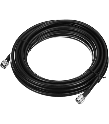 Cavo Coassiale Rg8x 50 Piedi Cavo Coassiale RG8X Doppio Scudo 50 Piedi - Connettori PL-259 Maschio, Grigio, Per CB/HAM Cavo Per Antenne Radioamatore - Foto 7