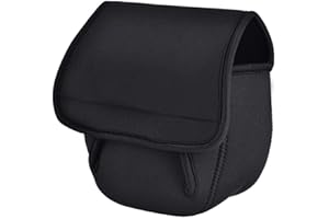 BTER Spinning Reel Cover with Fastener Tape Fishing Reel Cover, Reel Pouch, Portable Waterproof for Spinning Fish Wheel