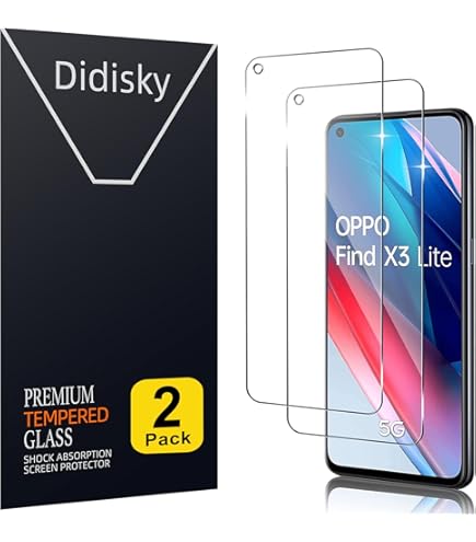 1/2/3/4Pcs Tempered Glass For OPPO Find X5 Lite Screen Protector Glass Film - 202192403