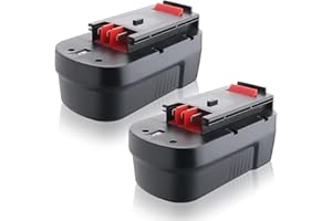 PDstation【2 Pack】HPB18 18V 4.8Ah Ni-MH Replacement for Black and Decker 18V Battery HPB18 HPB18-OPE Firestorm A18 244760-00 A1718 A18 FSB18 FEB180S FS180BX FS18BX FS18FL