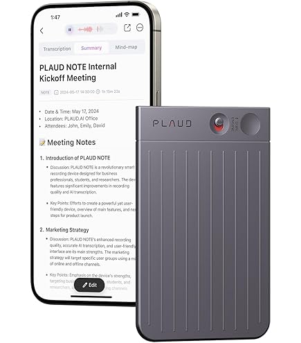 Enregistreur Vocal Intelligent de 64 Go avec Application téléphonique