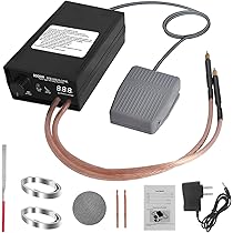 Saldatore A Punti Portatile 8000W Hancaner - Kit Per Saldatura Batterie Con Fascia Di Nichel, Regolabile E Con Display LCD