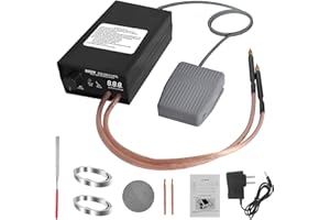 SOSISUL 8000W Punktschweißgerät für Akkus, Akku Schweißgerät mit Fußpedal Nickelband und Punktschweißstift, Hochleistungs-Handschweißgerät für 18650 Akku-Pack-Schweißgeräte