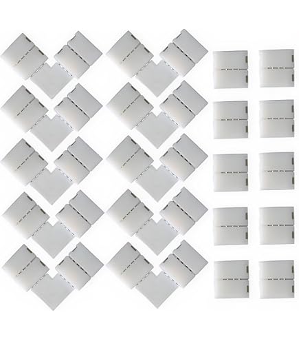 Conector Para Tira Led Rgbw 50 Pzas 10mm 5 Pines Smd 5050 Conector Rgbw