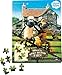 Produktbild Shaun das Schaf Puzzle / Holzpuzzle / Puzzle aus Holz / Shaun das Schaf, bekannt aus Film und Fernsehen, begeistert nicht nur Kinder mit seiner verschmitzten und neugierigen Art. Jetzt kommt Shaun und sein Bauernhof-Mitbewohner Bitzer der Hütehund auch als Puzzle daher. Dieses 100-teilige Puzzle begeistert durch die ausdrucksstarken Farben und schult außerdem die Motorik und Konzentration. (Farm)