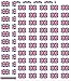 Supertogether Pack of 90 , 31x20mm , Union Jack British GB Flag Labels Great Britain Stickers