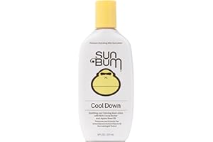 Sun Bum Cool Down Gel d'aloe vera | Soin après-soleil végétalien et hypoallergénique au beurre de cacao pour apaiser et hydrater le soulagement de la douleur des coups de soleil | 236,8 g