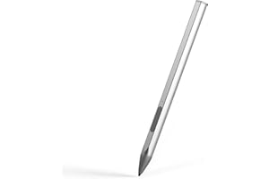 SSS·GRGB Stylus Pen for Microsoft Surface Pro 12/11/10/9/8/7/6/5/4 Surface Go 4/3/2/1 Surface Book/Laptop/Studio/Duo, 4096 Pressure Sensitivity, Palm Rejection Function, Eraser & Right-Click Shortcuts, Silver