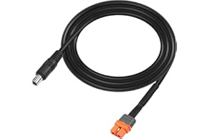 PNGKNYOCN XT60 Extension Cable，1M/3FT 14AWG DC 8020 to XT60I (2+1) with Signal Pin Female Adapter Cable for Solar Generator Portable Power Station (XT60 to DC8020)