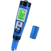 YINMIK pH and Salinity Meter for Swimming Pools Digital Salinity Meter | 5 in 1 Multifunction pH TDS Meter for Pools, Spas, W