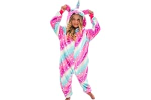 Ceruwum Pijama de unicornio para niñas