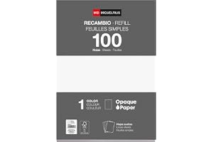 Miquelrius Påfyllning, 100 lösa ark med prickar, A4-storlek, 90 g, utan hål