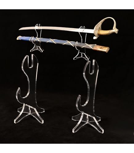 WANLIAN Présentoir Katana Porte-couteau de saouraï Acrylique Support d