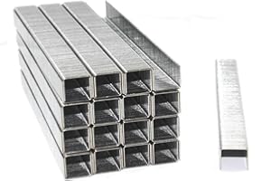 S&S-SHOP Grapas Tipo 53, 5000 Unidades, Tamaño a Elegir, Extra Duro, Para Grapadoras Manuales y Eléctricas, Galvanizadas (Dimensiones: 10/11,4)