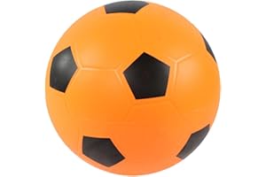 Baoqifong Ballon De Foot Silencieux, Ballon D'entraînement Silencieux sans Bruit, Football Sportif Amusant, Ballon De Football Intérieur Et Extérieur en PVC, pour Adultes Et Enfant, 21 CM