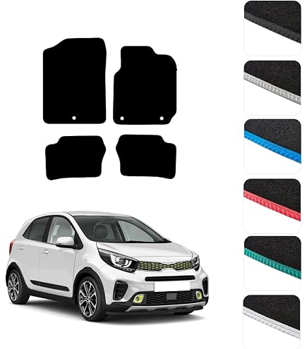 Driver's Side Car Mat – Tailored Fit For Kia Picanto 2017-2022 (Budget Quality)