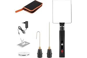 MAKDLY Styrofoam Cutter Hot Wire Cutter Temperature Adjustable, Styrofoame Cutterr Plastic Box, Hot Styrofoame Cuter for Cutting Edges Plastics & Styrofoam (Adjustable Temperature) (Black)