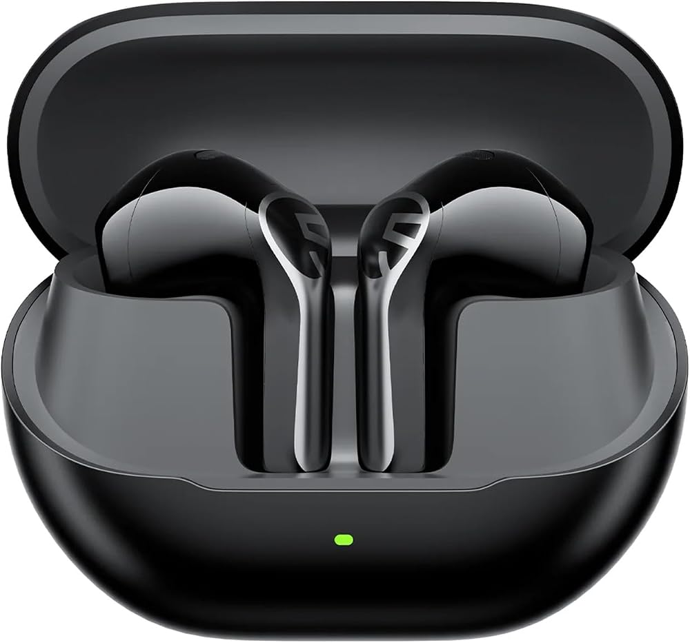 SoundPEATS Air6 HS Hi-Res LDAC ENC TWS Kablosuz Bluetooth 6.0 Kulaklık Siyah