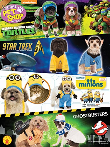 Rubies-Costume-Company-580370M-L-Minion-Bob-Knit-Dog-Headpiece-MediumLarge