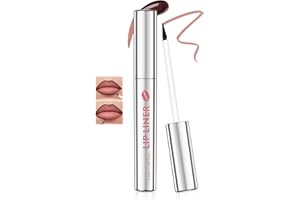 Prreal Peel Off Lip Stain, Waterproof Tattoo Peel Off Lip Liner, Non-sticky Lips Liner Stain Long-lasting, Matte Finish Lipgloss Makeup, Rose Pink